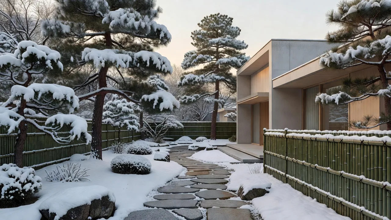 冬の庭